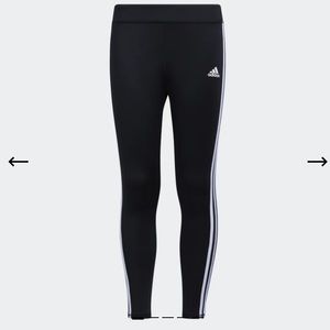 Black Adidas Fitted Leggings Sweatpants size xs